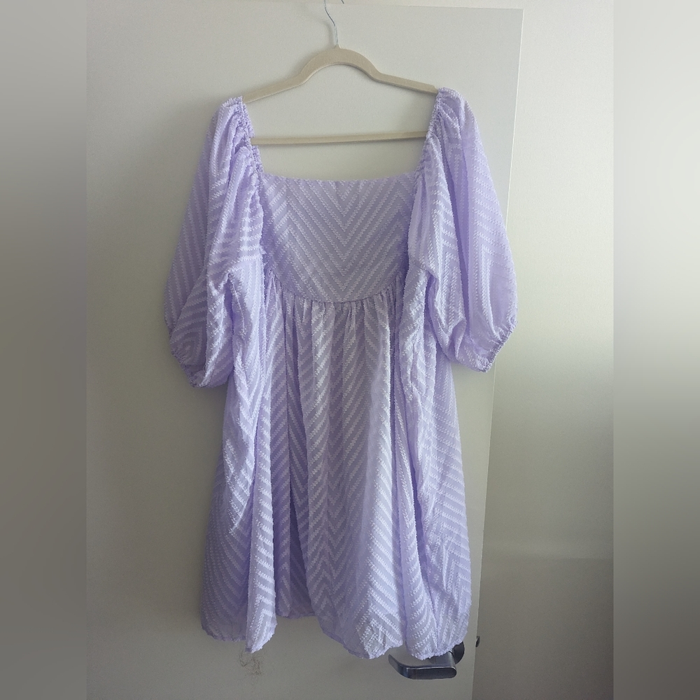 Purple Babydoll Dress